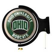 Ohio University Bobcats Rotating Illuminated Team Spirit Wall Sign-Round, FNB-NCOHIO-115