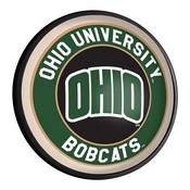 Ohio University Bobcats Slimline Illuminated Team Spirit Wall Sign-Round, FNB-NCOHIO-130