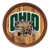 Ohio University Bobcats 20" Barrel Team Logo Wall Sign, FNB-NCOHIO-240