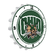 Ohio Bobcats: Bottle Cap Wall Clock, FNB-NCOHIO-540-01A
