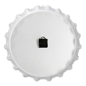 Ohio Bobcats: Bottle Cap Wall Clock, FNB-NCOHIO-540-01A