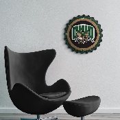Ohio Bobcats: Bottle Cap Wall Clock, FNB-NCOHIO-540-01A