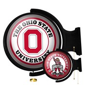 OSU Ohio State Buckeyes Rotating Illuminated Team Spirit Wall Sign-Round FNB-NCOHST-115