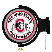 Ohio State Buckeyes: Athletic Mark - Original Round Rotating Lighted Wall Sign, NCOHST-115-04