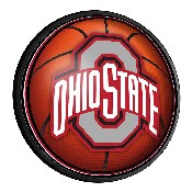 Ohio State Buckeyes: Basketball - Round Slimline Lighted Wall Sign, NCOHST-130-11