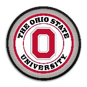 Ohio State Buckeyes: Block O - Modern Disc Wall Sign, FNB-NCOHST-230-02A