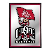 Ohio State Buckeyes: Mascot - Framed Mirrored Wall Sign, NCOHST-275-01