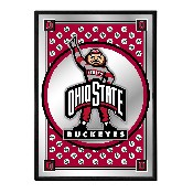 Ohio State Buckeyes: Team Spirit, Mascot - Framed Mirrored Wall Sign, NCOHST-275-02
