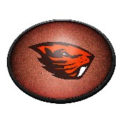 Oregon State Beavers: Pigskin - Oval Slimline Lighted Wall Sign, NCORST-140-21