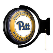 Pitt Panthers: Original Round Rotating Lighted Wall Sign, NCPITT-115-01