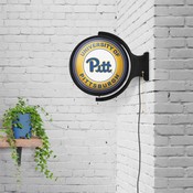 Pitt Panthers: Original Round Rotating Lighted Wall Sign, NCPITT-115-01