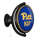 Pitt Panthers: Original Oval Rotating Lighted Wall Sign, FNB-NCPITT-125-01A
