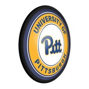 Pitt Panthers: Round Slimline Lighted Wall Sign, NCPITT-130-01