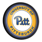 Pitt Panthers: Round Slimline Lighted Wall Sign, NCPITT-130-01