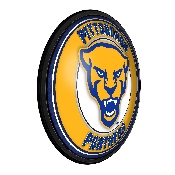 Pitt Panthers: Mascot - Round Slimline Lighted Wall Sign, NCPITT-130-02