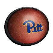 Pitt Panthers: Pigskin - Oval Slimline Lighted Wall Sign, NCPITT-140-21
