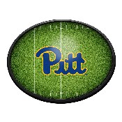 Pitt Panthers: On the 50 - Oval Slimline Lighted Wall Sign, NCPITT-140-22
