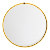 Pitt Panthers: Modern Disc Mirrored Wall Sign; AGS-NCPITT-235-01A