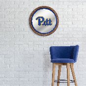 Pitt Panthers: "Faux" Barrel Top Mirrored Wall Sign, FNB-NCPITT-245-01A