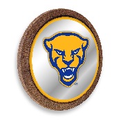 Pitt Panthers: Mascot - "Faux" Barrel Top Mirrored Wall Sign, FNB-NCPITT-245-02A