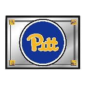 Pitt Panthers: Team Spirit - Framed Mirrored Wall Sign, FNB-NCPITT-265-02A