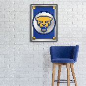 Pitt Panthers: Team Spirit, Mascot - Framed Mirrored Wall Sign, NCPITT-275-02