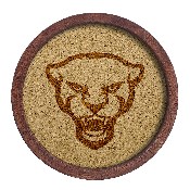 Pitt Panthers: Mascot - "Faux" Barrel Framed Cork Board, FNB-NCPITT-632-02A