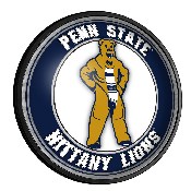 Penn State Nittany Lions: Mascot - Round Slimline Lighted Wall Sign, NCPNST-130-02
