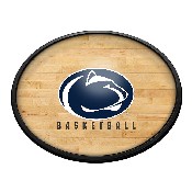 Penn State Nittany Lions: Hardwood - Oval Slimline Lighted Wall Sign, NCPNST-140-12