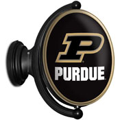 Purdue Boilermakers: Original Oval Rotating Lighted Wall Sign, FNB-NCPURD-125-01A