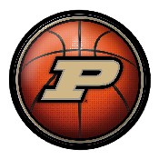 Purdue Boilermakers: Basketball - Modern Disc Wall Sign, NCPURD-230-11