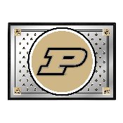 Purdue Boilermakers: Team Spirit - Framed Mirrored Wall Sign, FNB-NCPURD-265-02A