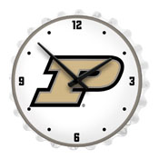 Purdue Boilermakers: Bottle Cap Lighted Wall Clock, NCPURD-545-01
