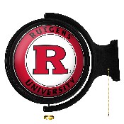 Rutgers Scarlet Knights: Original Round Rotating Lighted Wall Sign, NCRTGR-115-01