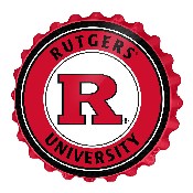 Rutgers Scarlet Knights: Bottle Cap Wall Sign, FNB-NCRTGR-210-01A