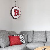 Rutgers Scarlet Knights: Knight - Bottle Cap Dangler, NCRTGR-220-01