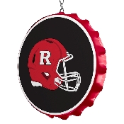 Rutgers Scarlet Knights: Helmet - Bottle Cap Dangler, NCRTGR-220-02