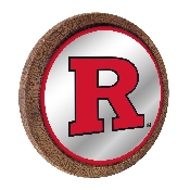 Rutgers Scarlet Knights: Mirrored Barrel Top Mirrored Wall Sign, NCRTGR-245-01