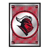 Rutgers Scarlet Knights: Team Spirit, Mascot - Framed Mirrored Wall Sign, NCRTGR-275-02