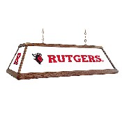 Rutgers Scarlet Knights: Premium Wood Pool Table Light