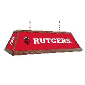 Rutgers Scarlet Knights: Premium Wood Pool Table Light, FNB-NCRTGR-330-01A