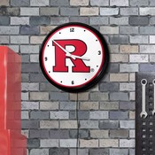 Rutgers Scarlet Knights: Retro Lighted Wall Clock, NCRTGR-550-01