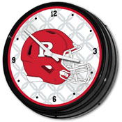 Rutgers Scarlet Knights: Helmet - Retro Lighted Wall Clock, NCRTGR-550-03