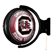 South Carolina Gamecocks: Original Round Rotating Lighted Wall Sign, NCSCGC-115-01