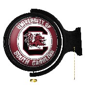 South Carolina Gamecocks: Original Round Rotating Lighted Wall Sign, NCSCGC-115-01