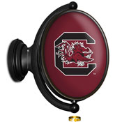 South Carolina Gamecocks: Original Oval Rotating Lighted Wall Sign, FNB-NCSCGC-125-01A
