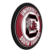 South Carolina Gamecocks: Round Slimline Lighted Wall Sign, NCSCGC-130-01
