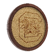South Carolina Gamecocks: "Faux" Barrel Framed Cork Board, FNB-NCSCGC-632-01A