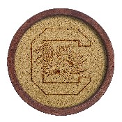 South Carolina Gamecocks: "Faux" Barrel Framed Cork Board, FNB-NCSCGC-632-01A
