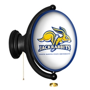 South Dakota State Jackrabbits: Original Oval Rotating Lighted Wall Sign, AGS-NCSDSU-125-01A